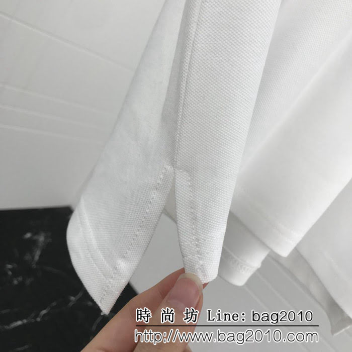 Gvc紀梵希 19ss春夏新款Polo衫 絲光棉短袖 立體字母刺繡 簡約百搭風格 男女同款 ydi1728